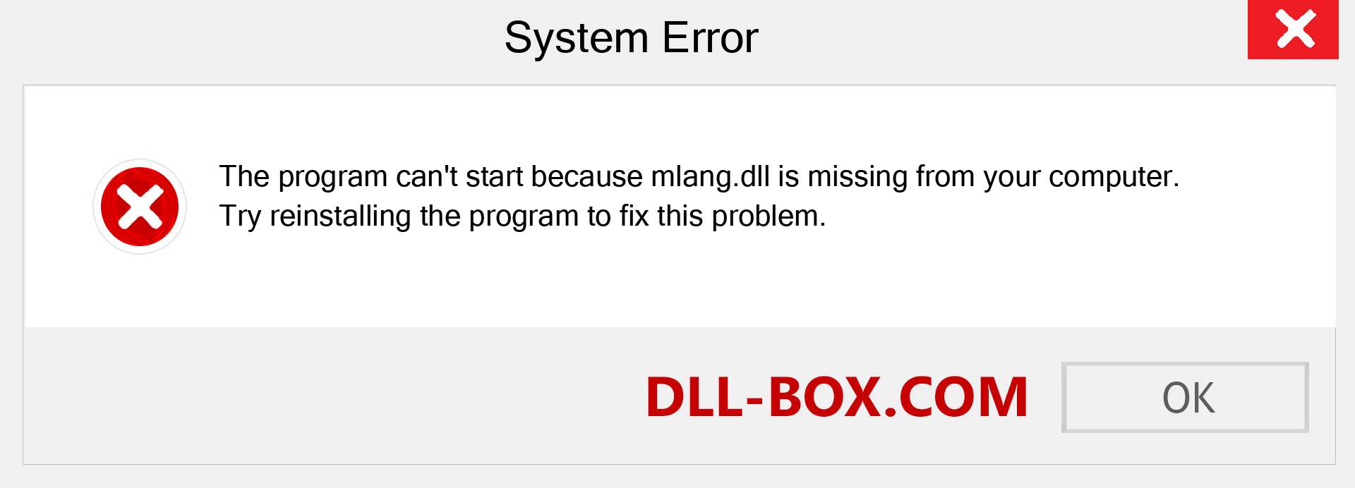  mlang.dll file is missing?. Download for Windows 7, 8, 10 - Fix  mlang dll Missing Error on Windows, photos, images